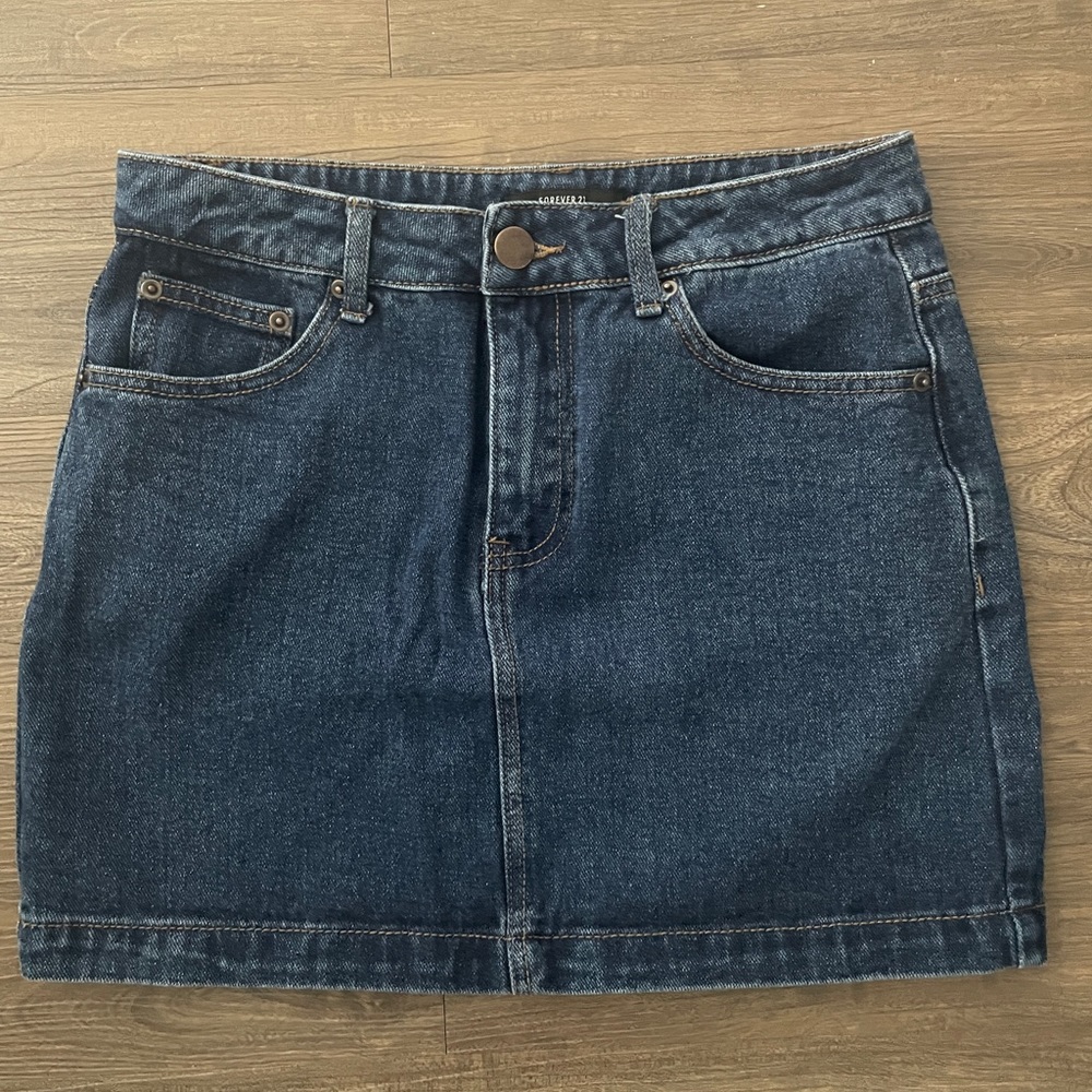 Forever 21 Jean Skirt